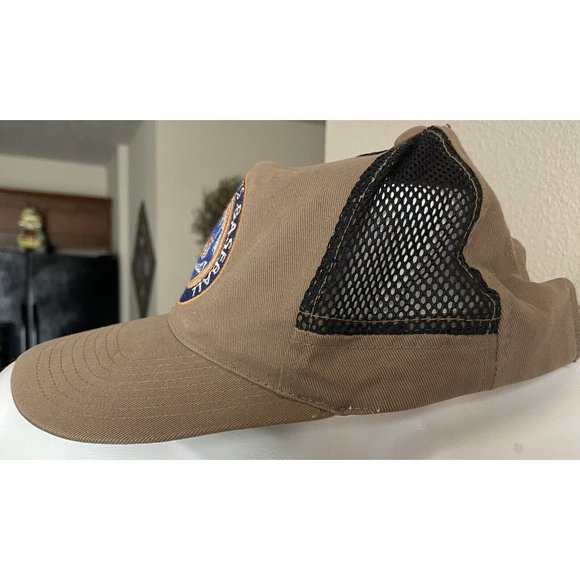 American Needle Genuine Merchandise New York Met Baseball Cap Hat Brown #00476 - Picture 6 of 11